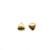 Mini Triangle Studs - Gold-Earrings-Manuela Carl-Pistachios