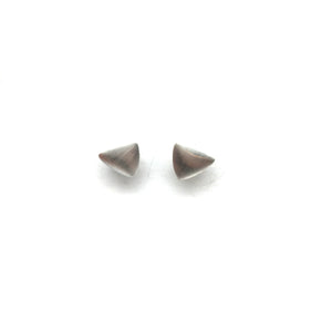 Mini Triangle Studs - Silver-Earrings-Manuela Carl-Pistachios