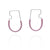 Modular Rubber Hoops - Beige & Lavender-Earrings-Sandra Salaices-Pistachios