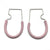 Modular Rubber Hoops - Beige & Lavender-Earrings-Sandra Salaices-Pistachios