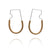 Modular Rubber Hoops - Beige & Lavender-Earrings-Sandra Salaices-Pistachios
