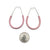 Modular Rubber Hoops - Lavender and Cream-Earrings-Sandra Salaices-Pistachios