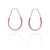 Modular Rubber Hoops - Lavender and Cream-Earrings-Sandra Salaices-Pistachios