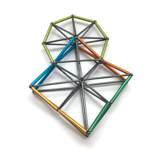 Multi Color Pinwheel Brooch-Pins-Emilie Pritchard-Pistachios