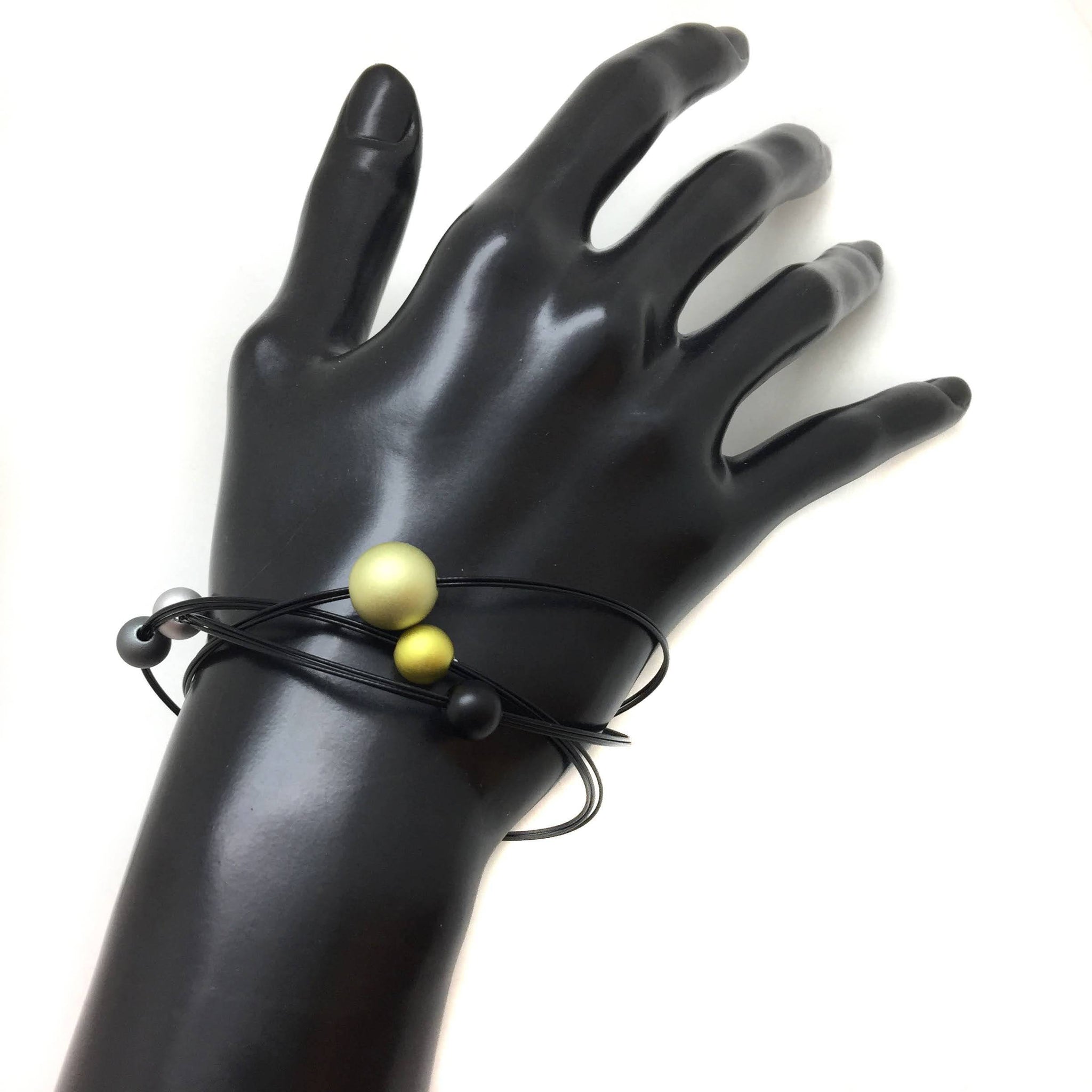 Multi-Colored Orbit Bracelet-Bracelets-Ursula Muller-Pistachios