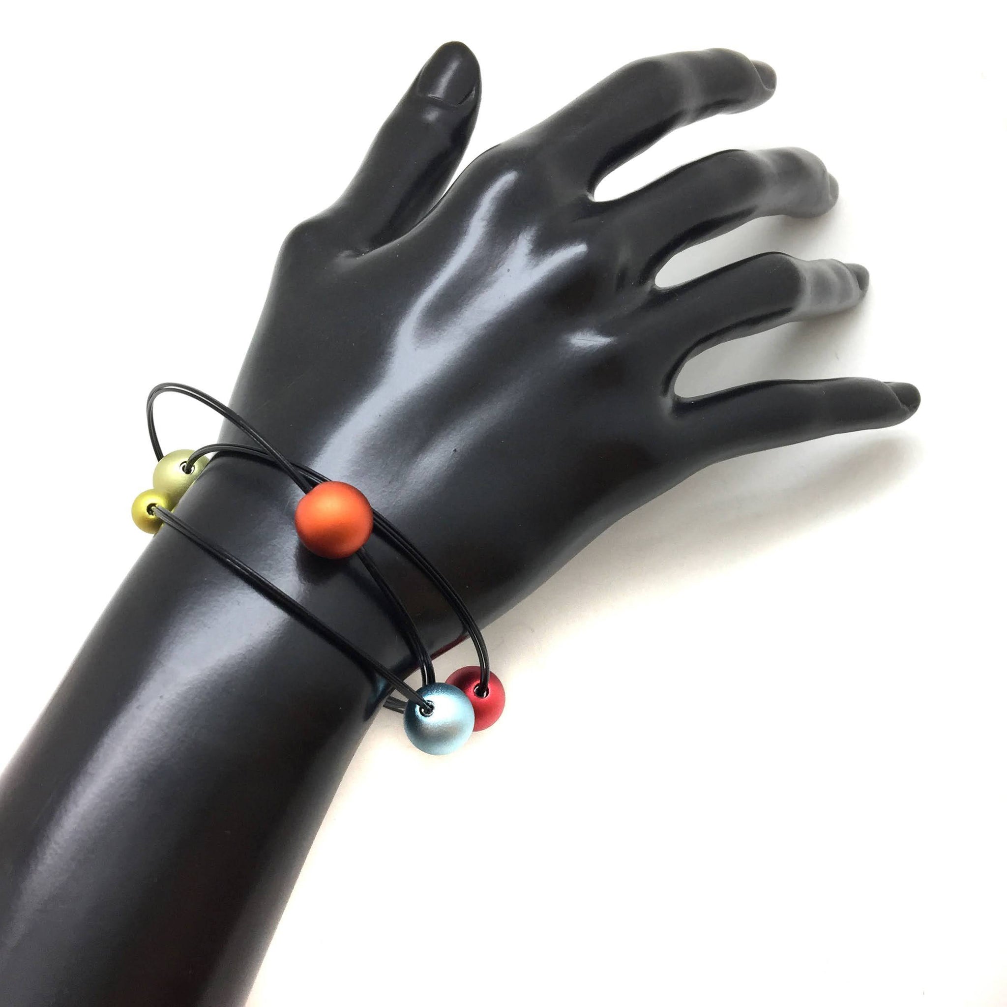 Multi-Colored Orbit Bracelet-Bracelets-Ursula Muller-Pistachios