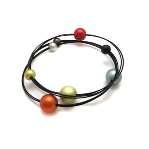 Multi-Colored Orbit Bracelet-Bracelets-Ursula Muller-Pistachios