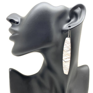 Multi Gold Line Long Glyph Earrings-Earrings-Jenne Rayburn-Pistachios