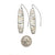 Multi Gold Line Long Glyph Earrings-Earrings-Jenne Rayburn-Pistachios