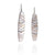 Multi Gold Line Long Glyph Earrings-Earrings-Jenne Rayburn-Pistachios