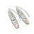 Multi Gold Line Long Glyph Earrings-Earrings-Jenne Rayburn-Pistachios