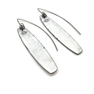 Multi Gold Line Long Glyph Earrings-Earrings-Jenne Rayburn-Pistachios