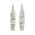 Multi Gold Line Long Glyph Earrings-Earrings-Jenne Rayburn-Pistachios
