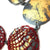 Netted Leather Collar Necklace - Red and Gold-Necklaces-Brooke Marks-Swanson-Pistachios