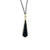 One of a Kind Black Jade Pendant-Necklaces-Karin Jacobson-Pistachios