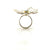 One of a Kind Origami Ring with Montana Sapphire-Rings-Karin Jacobson-Pistachios