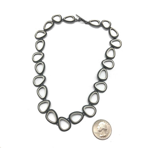 Open Ovals Necklace - Short-Necklaces-Heather Guidero-Pistachios