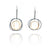 Orbital Hoop Drops - Oxi/Gold-Earrings-Veronika Majewska-Pistachios