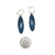 Oval Hoop Paint Chip Earrings-Earrings-Heather McDermott-Pistachios