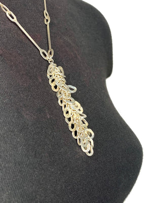 Oval Link Lariat Necklace-Necklaces-Elisa Bongfeldt-Pistachios