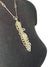 Oval Link Lariat Necklace-Necklaces-Elisa Bongfeldt-Pistachios