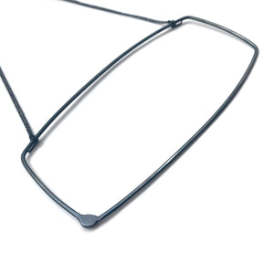 Oversized Rectangular Necklace-Necklaces-Gabrielle Desmarais-Pistachios