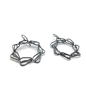 Oxi 3D Pinwheel Drops-Earrings-Emily Rogstad-Pistachios