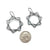 Oxi 3D Pinwheel Drops-Earrings-Emily Rogstad-Pistachios