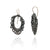 Oxidized Oval Link Earrings-Earrings-Elisa Bongfeldt-Pistachios
