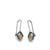 Oxidized Silver & 18k Bi-Metal Horizon Hooks-Earrings-Ashka Dymel-Pistachios