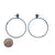 Oxidized Sterling Silver Hoops-Earrings-Gabrielle Desmarais-Pistachios