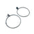 Oxidized Sterling Silver Hoops-Earrings-Gabrielle Desmarais-Pistachios