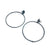 Oxidized Sterling Silver Hoops-Earrings-Gabrielle Desmarais-Pistachios