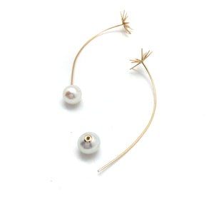 Pearl Starburst Drops-Earrings-Emi Nakamura-Pistachios