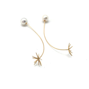 Pearl Starburst Drops-Earrings-Emi Nakamura-Pistachios