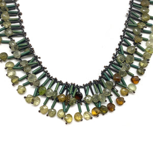 Peridot Statement Necklace-Necklaces-Karen Gilbert-Pistachios