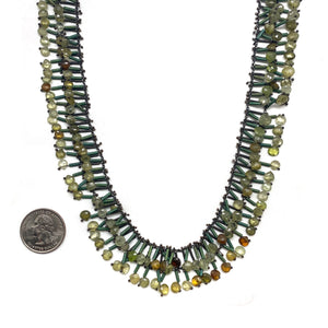 Peridot Statement Necklace-Necklaces-Karen Gilbert-Pistachios