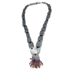 Petal Fringe Choker-Necklaces-Karen Gilbert-Pistachios