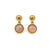 Pink Moonstone Earrings-Earrings-Fritz Heiring-Pistachios