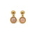 Pink Moonstone Earrings-Earrings-Fritz Heiring-Pistachios
