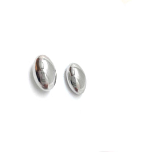 Polished Silver Pod Studs-Earrings-Sowon Joo-Pistachios
