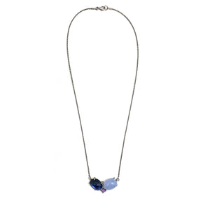 Purple Stone Necklace-Necklaces-Joanna Gollberg-Pistachios