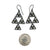 Pyrite Pyramid Earrings-Earrings-Heather Guidero-Pistachios