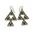Pyrite Pyramid Earrings-Earrings-Heather Guidero-Pistachios
