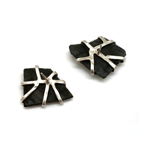 Rainbow Pyrite Studs-Earrings-Aimee Petkus-Pistachios