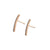 Rose Gold Bar Earring-Earrings-Bernd Schmid-Pistachios