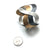 Semi-Twisted Wave Bracelet - Gold/Silver/Oxi-Bracelets-Kacper Schiffers-Pistachios