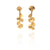 Short Climbing Petals - Gold-Earrings-Oliwia Kuczynska-Pistachios