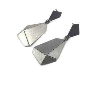 Short Origami Earrings-Earrings-Aleksandra Przybysz-Pistachios