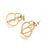 Short Ringlet Earrings - Gold-Earrings-Arek Wolski-Pistachios